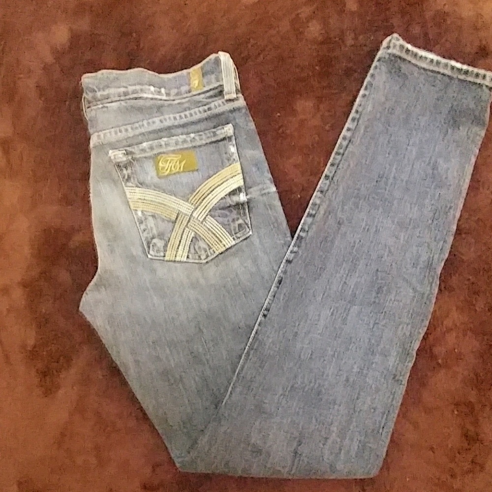 7 FAM Organic Cotton Gwenevere Spr Skny Jns sz28
